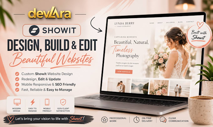 build custom showit website for photographers and creative businesses