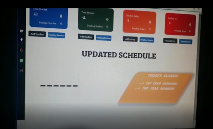 create website pages and full website application