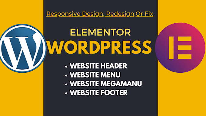 fix wordpress errors and do mega menus with elementor pro