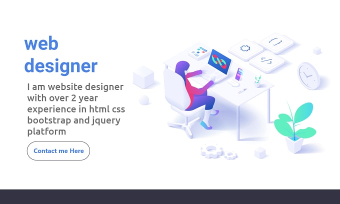 Hire a freelancer to design responsive website with html, css, and bootstrap