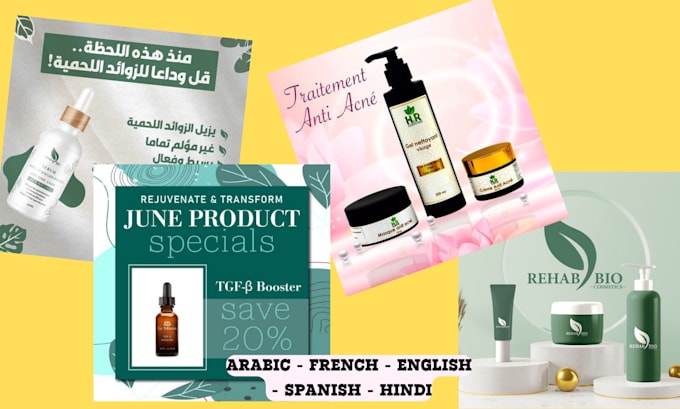 Design product label or packaging box with up to 4 variation by ...