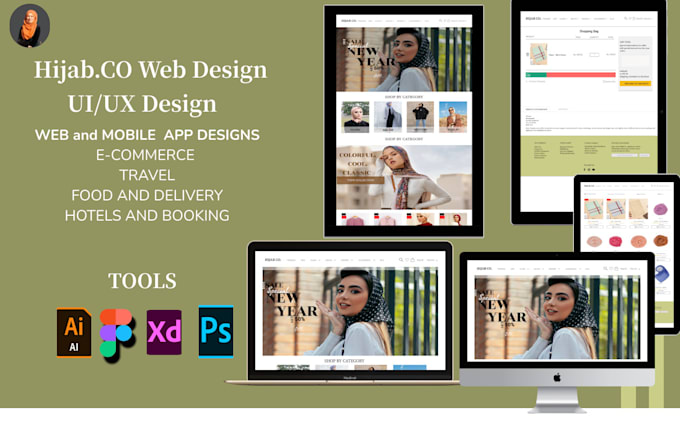 do creatively any websites UI design using figma