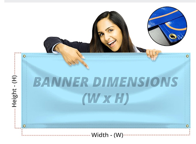 design vinyl banner, print and delivery