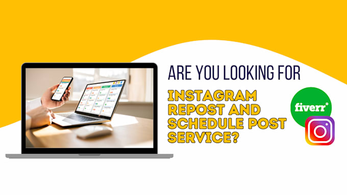 find and post content for instagram repost and schedule post