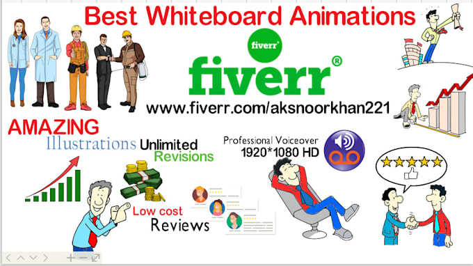 create whiteboard animation video in 24 hour