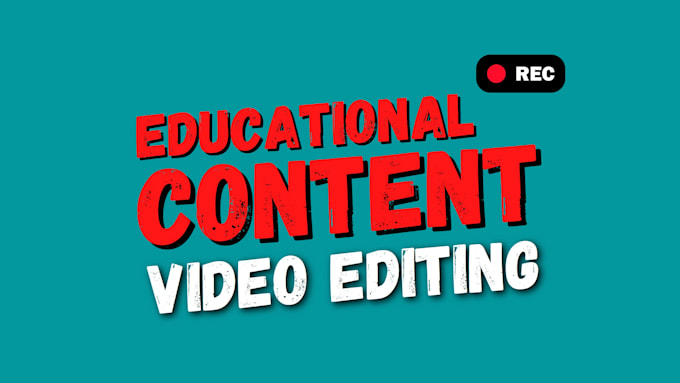 make video editing for your podcast , course , tutorial , zoom broadcast