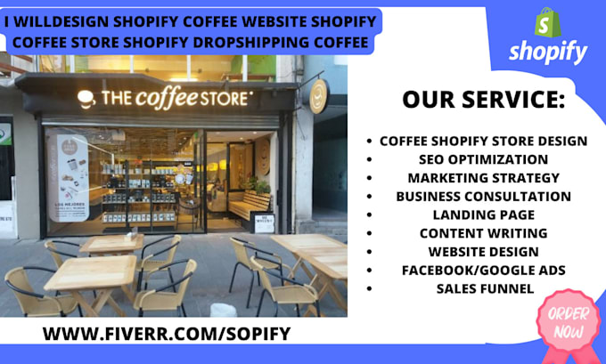 Design shopify coffee website shopify coffee store shopify ...