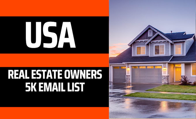 5k USA real estate owners email list for effective marketing