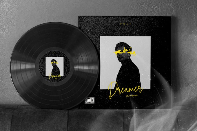 design album or single cover art