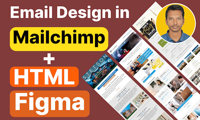 mailchimp email template design and mailchimp newsletter design