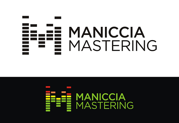 design music studio and guitar logo