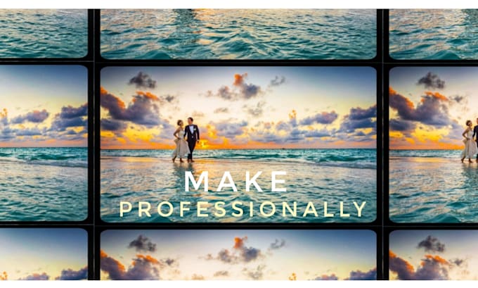 create amazing photo slideshow video for wedding and anniversary