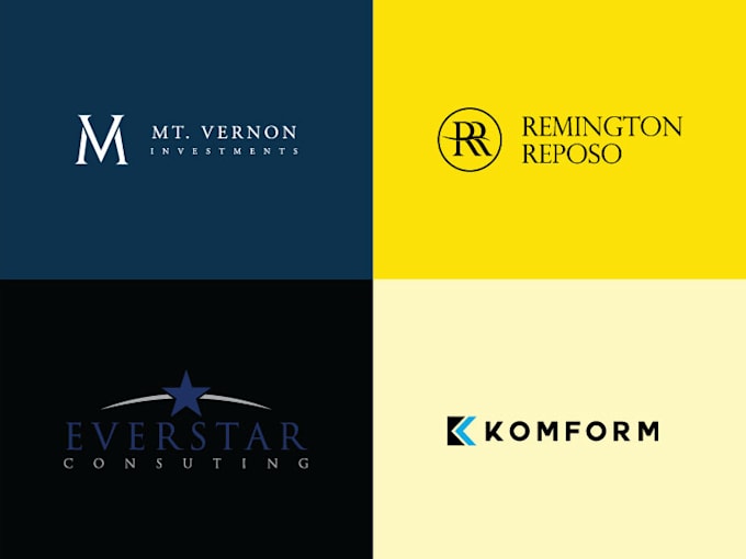 do creative professional minimalist logo design