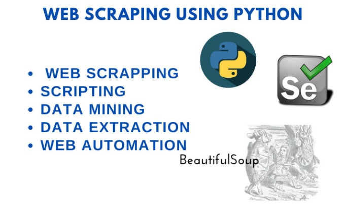 Do Web Scraping Using Python Beautifulsoup Selenium Scrapy By 7003