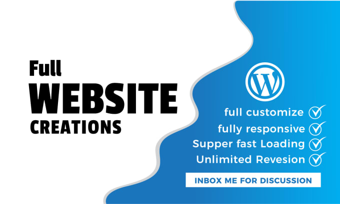 do full wordpress website creation and redesign the website