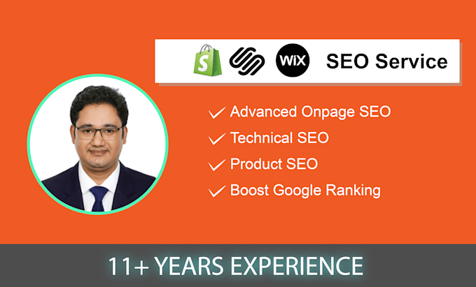 do technical SEO for webflow, shopify, wix and squarespace
