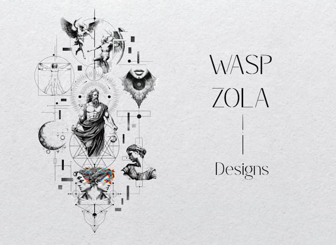 Best Deals! I will create sleeve tattoo design in geometric style  for $150