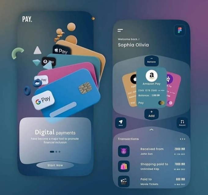 Do mobile app ui ux design by Qaiserreact | Fiverr
