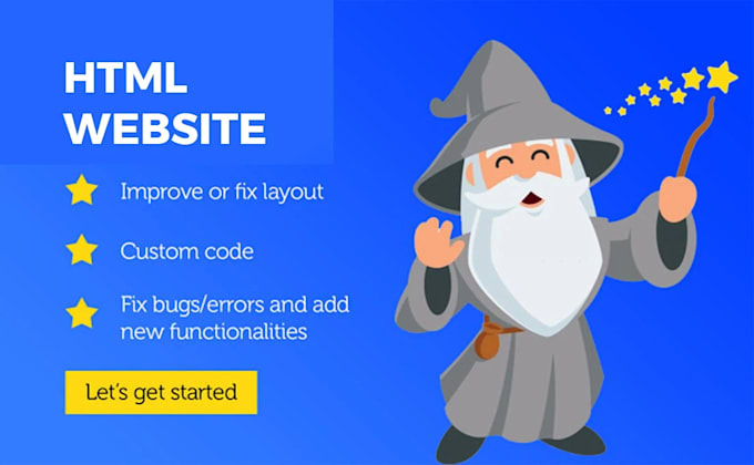 Edit, create html css website, design and develop by Ixitgodhani | Fiverr