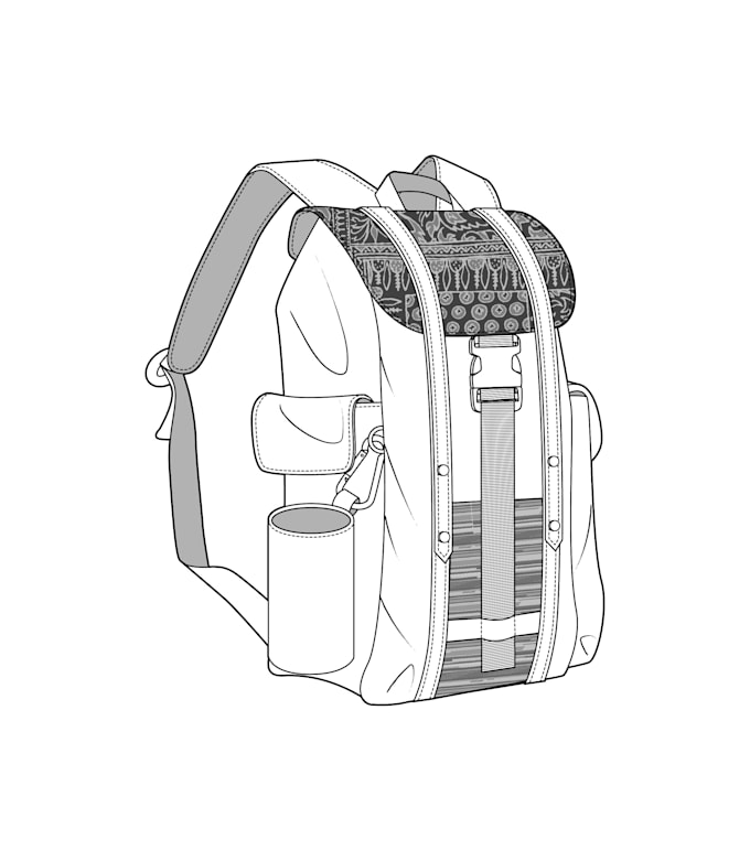 bag design and complete teck pack