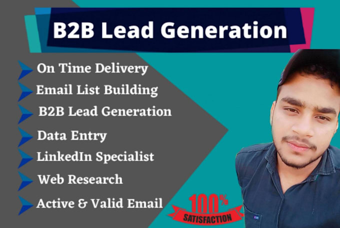 do b2b leads generation, linkedin reasearch and email scraping