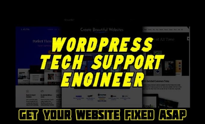 provide you wordpress help, bug fixing, tech support, SEO