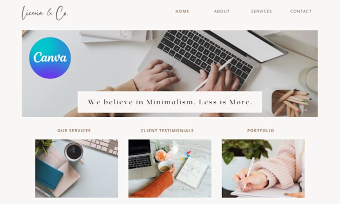 design amazing canva websites with custom domains