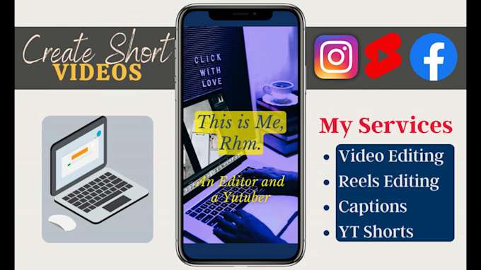 make youtube shorts, tiktok, and instagram reels videos