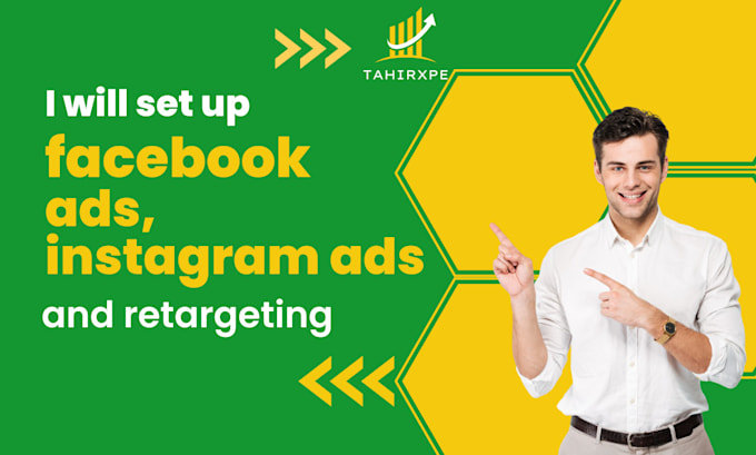 set up facebook ads, instagram ads and retargeting