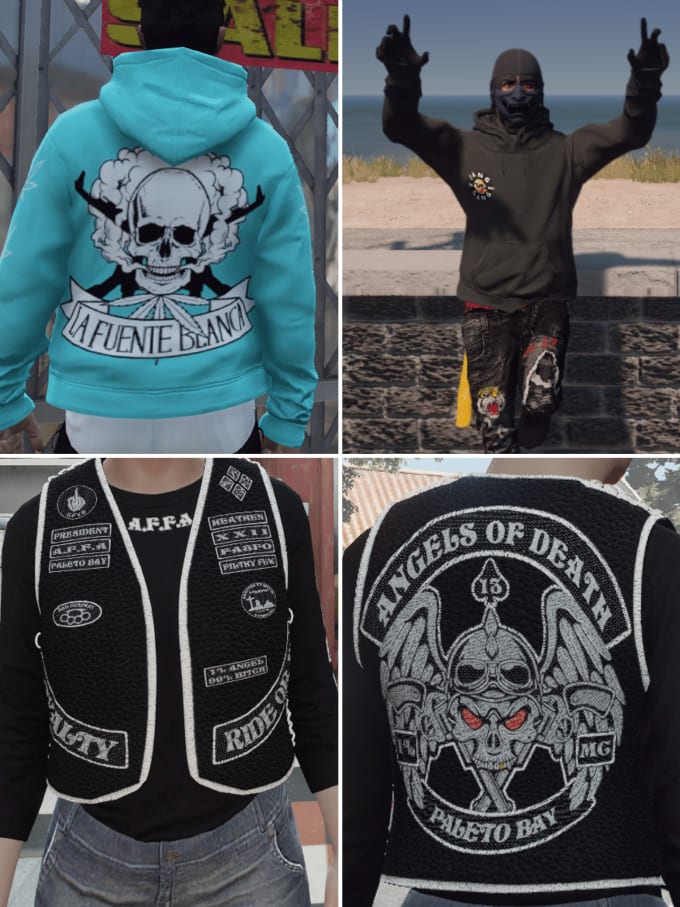 Retexture or create textures for your gta clothing by Bugzzcreation ...