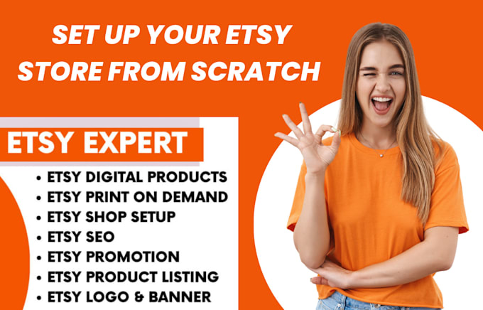 set up your etsy store from scratch,add listings, SEO or do a complete overhaul