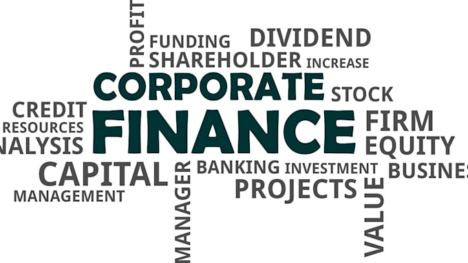 do corporate finance tasks and projects for you