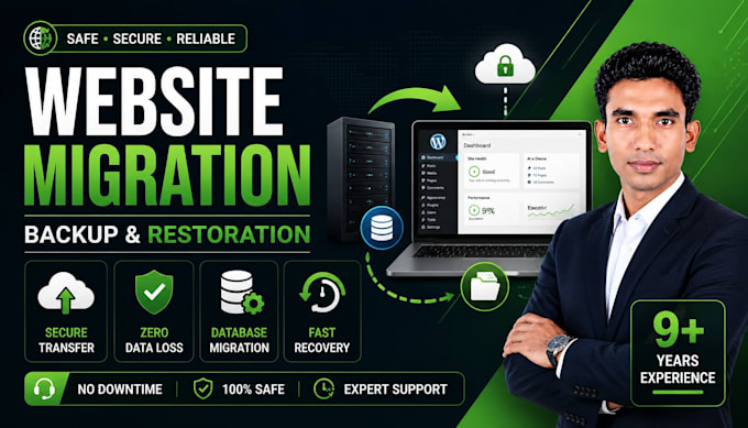 provide website migration, backup, and restoration services