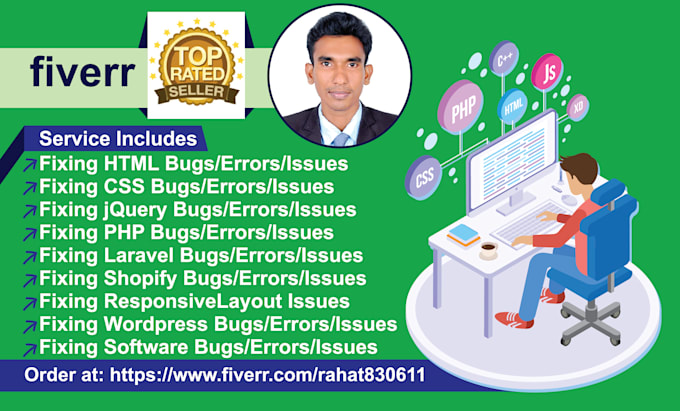 quick fix websites and software bugs error issue