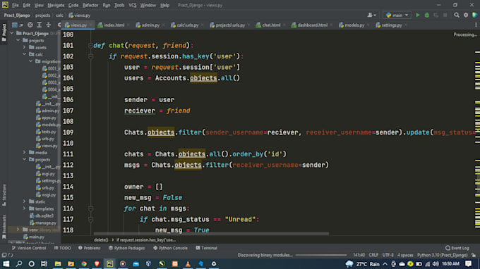 Write a backend with django or flask python framework by Eminentpaul ...