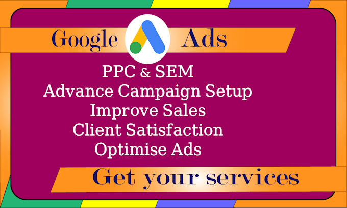 setup your google ads, PPC, SEM campaign