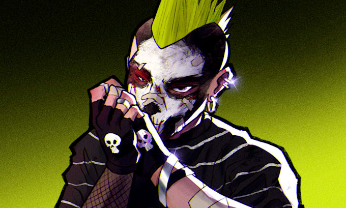 do anime character concept art for you
