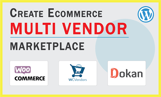 build multi vendor ecommerce wordpress website with woocommerce