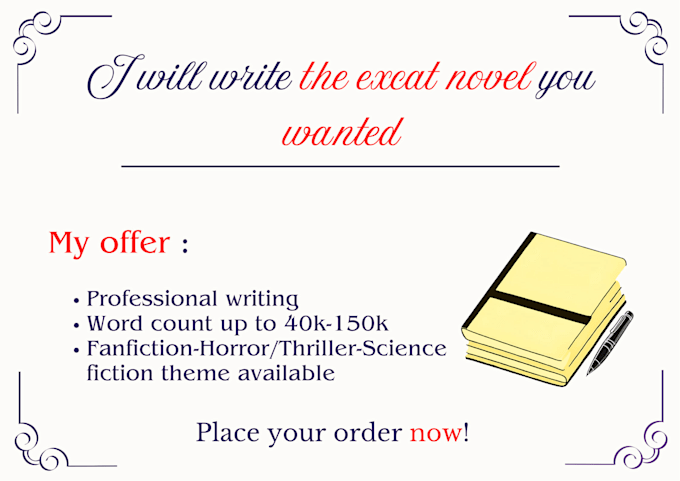 write the exact novel you wanted