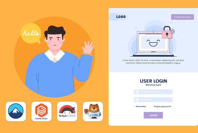 customize wordpress gravity, ninja, wpform and contact form 7