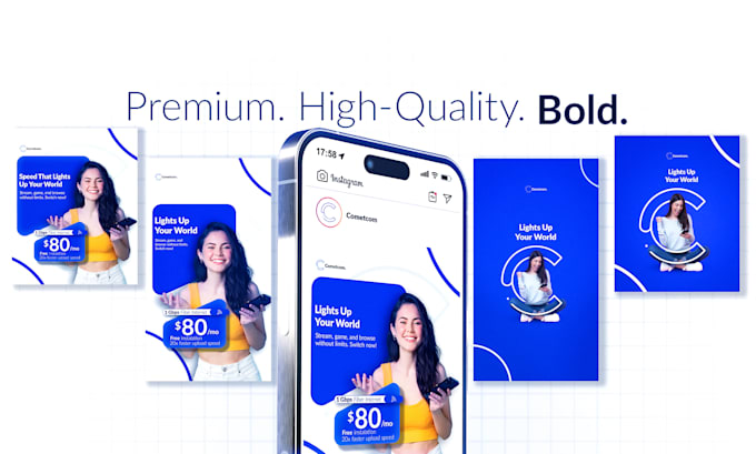 design premium quality social media ad banners