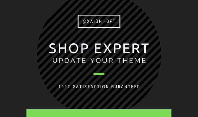 change and update theme of your shopify website