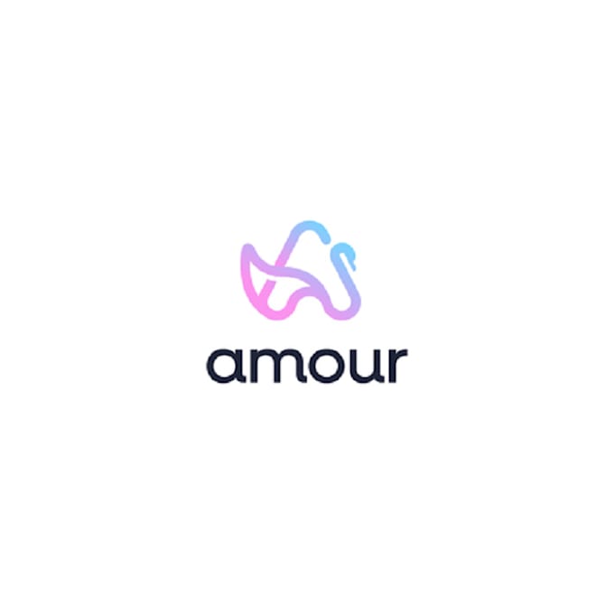 design a premium mobile dating app logo