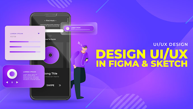 Design professional ui and ux in figma and sketch by Humaylwasim | Fiverr