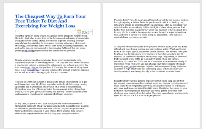 write customized content  for you