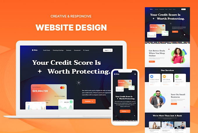 Design creative, unique and high quality website ui ux by Oyasimuiux ...