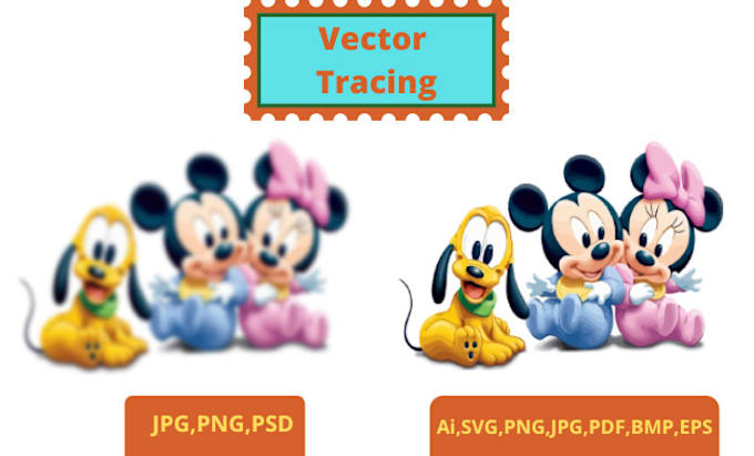 Convert your logo, image, to vector ai, eps, pdf, svg, png by ...