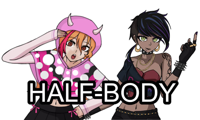Draw your characters in the danganronpa art style by Rachscreech | Fiverr