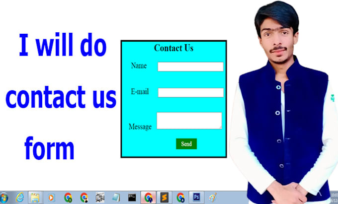 Do responsive contact us form using html css by Zain_developer0 | Fiverr