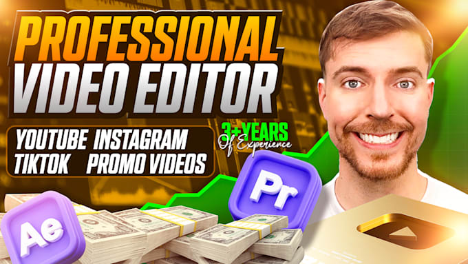 professionally edit youtube and instagram videos for you